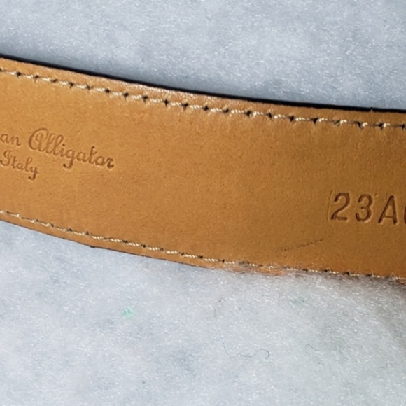 Bergdorf Goodman 42" Alligator Skin Belt - Picture 5 of 8
